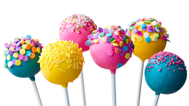 Cake pops sprinkles on stick free wallpaper - medium preview image