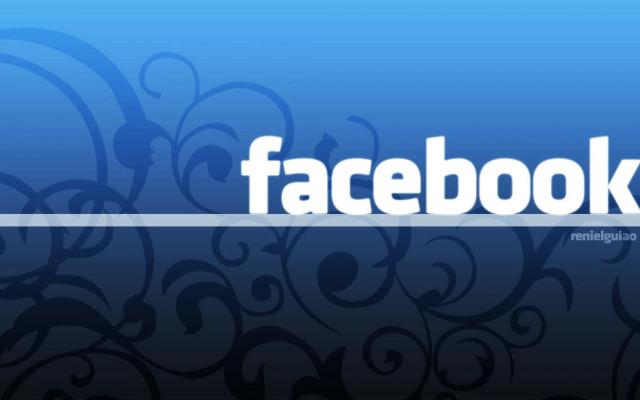 Facebook logo blue background white #2 free wallpaper - medium preview image
