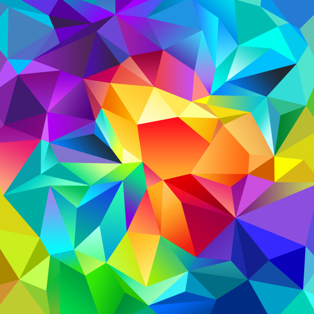 Colorful abstract background shapes vibrant #2 free wallpaper - medium preview image