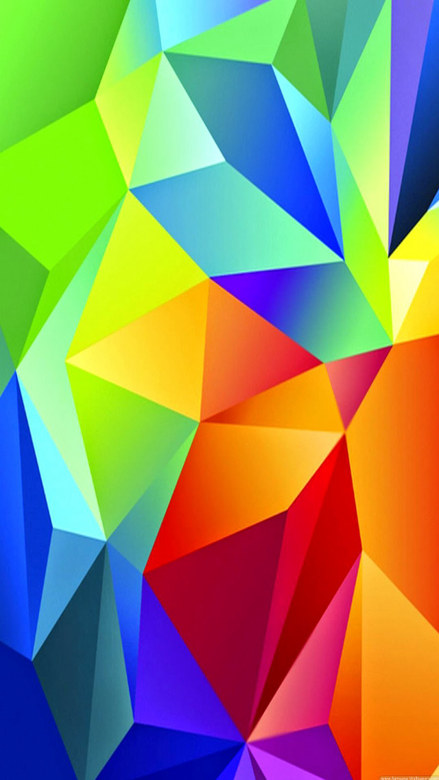 Colorful abstract background triangle design #2 free wallpaper - medium preview image