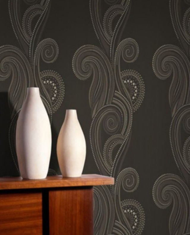 Two vases table wallpaper black free wallpaper - medium preview image