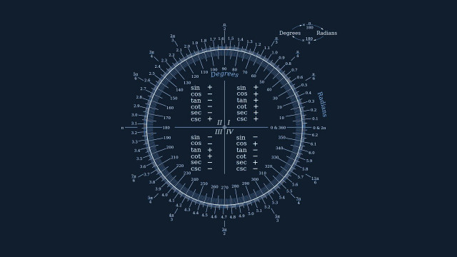 Blueprint clock dark background white free wallpaper - medium preview image