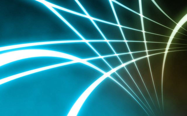 Blue yellow background lines curves free wallpaper - medium preview image