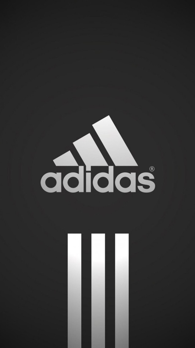 Adidas black white logo stripe #2 free wallpaper - medium preview image