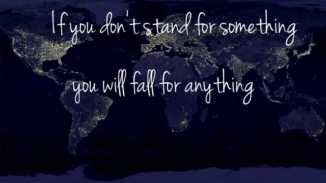 World map quote stand for free wallpaper - medium preview image