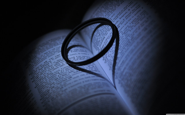 Book black cord bookmark middle free wallpaper - medium preview image