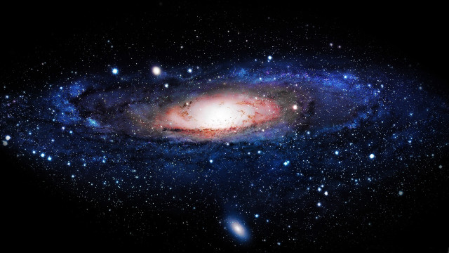 Large colorful spiral galaxy stars #7 free wallpaper - medium preview image