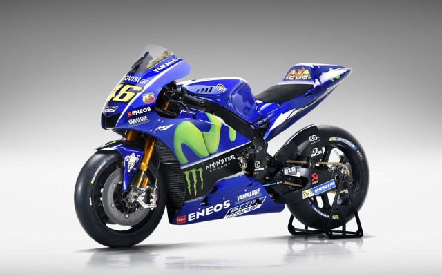 Blue motorcycle monster logos photorealism #2 free wallpaper - medium preview image