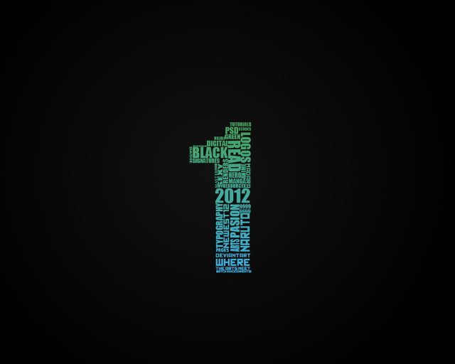 Cross words black background green free wallpaper - medium preview image