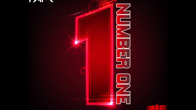 Red number one black background free wallpaper - medium preview image