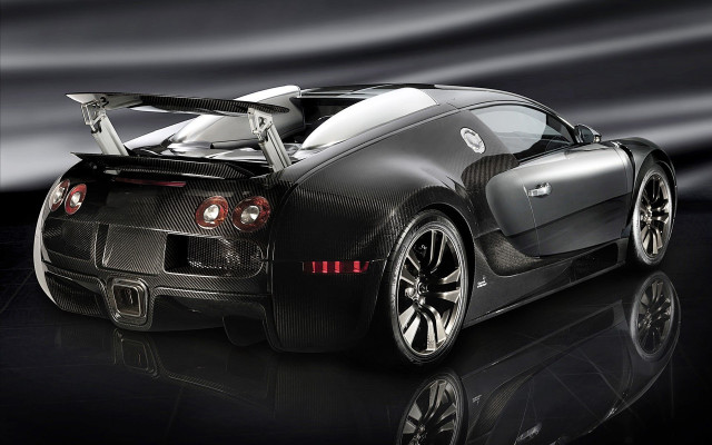 Black sports car white top free wallpaper - medium preview image
