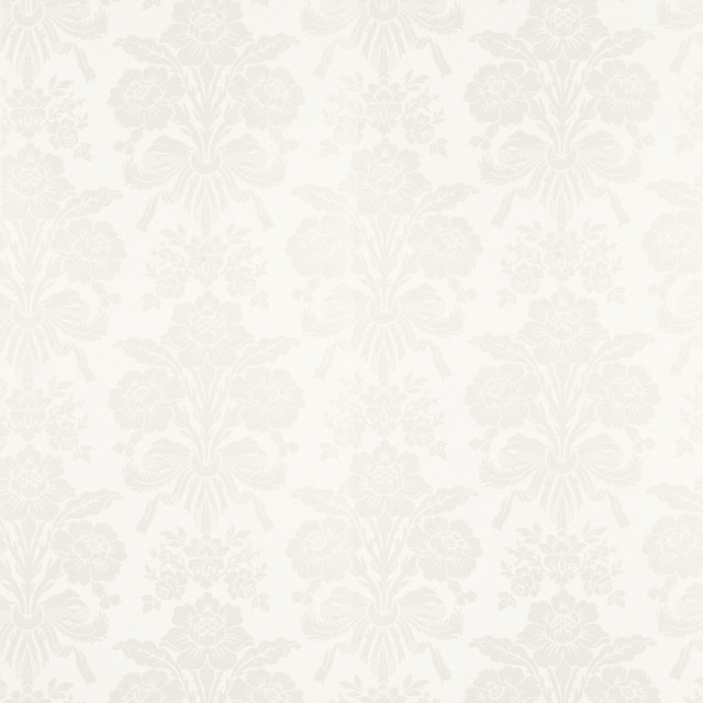 White wallpaper floral design background #4 free wallpaper - medium preview image