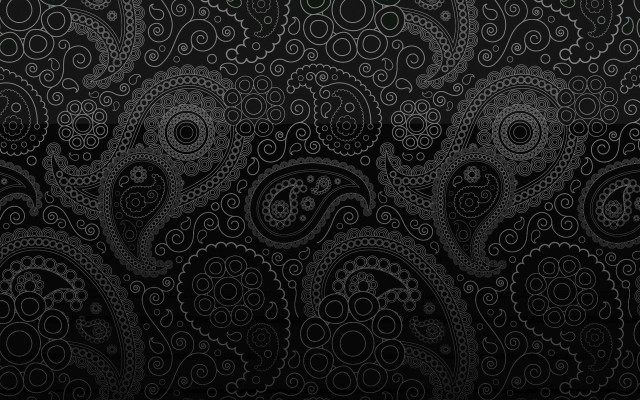 Black white paisley pattern wallpaper #2 free wallpaper - medium preview image