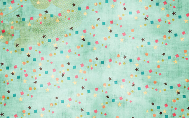 Green background stars dots surface free wallpaper - medium preview image