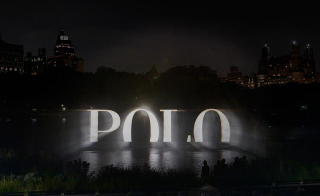 Polo city night fountain lights free wallpaper - medium preview image