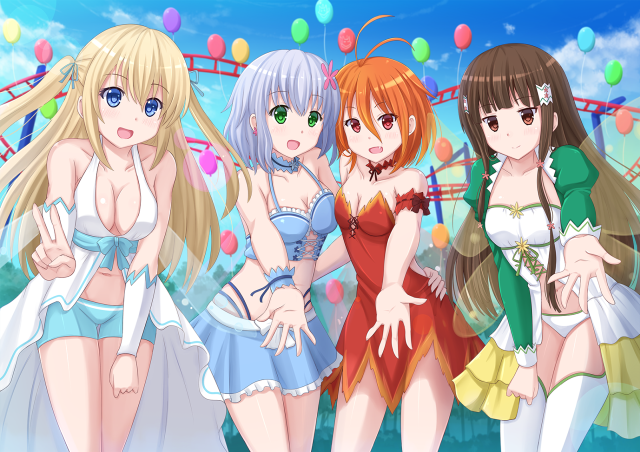 Women bathing suits carnival ride free wallpaper - medium preview image