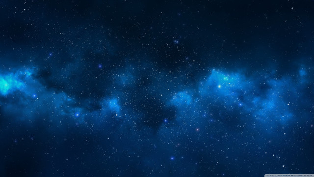 Dark blue background stars clouds free wallpaper - medium preview image