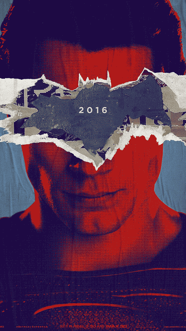 Man torn batman face assemblage free wallpaper - medium preview image