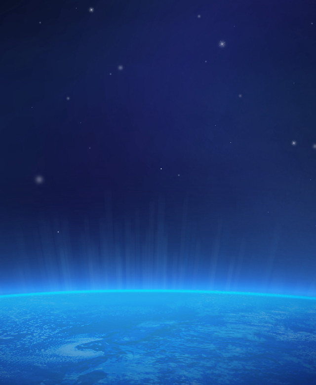 Earth space view bright lights free wallpaper - medium preview image