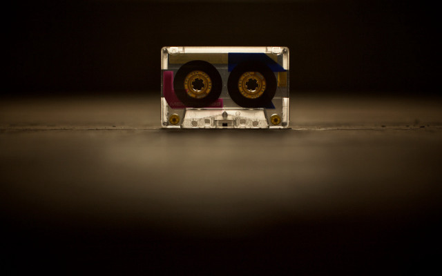Cassette wheels dark floor black free wallpaper - medium preview image