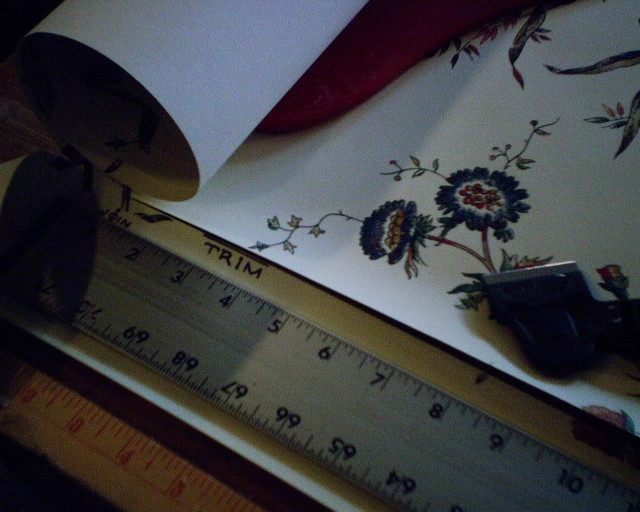 Ruler table wallpaper red ribbon free wallpaper - medium preview image