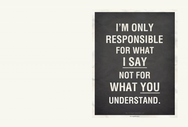 Black white poster quote responsible #2 free wallpaper - medium preview image