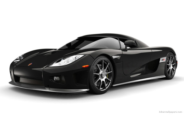 Black sports car hood up free wallpaper - medium preview image