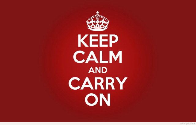 Keep calm carry on red #2 free wallpaper - medium preview image