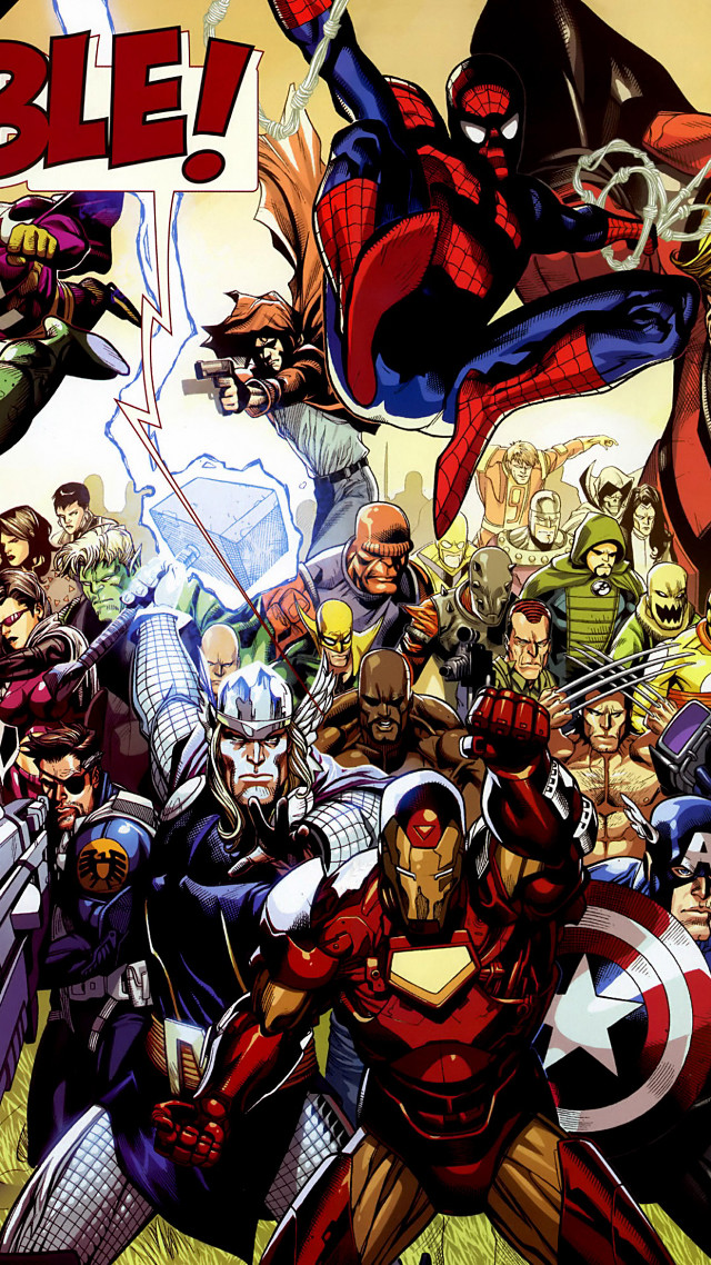 Avengers group captions characters image free wallpaper - medium preview image