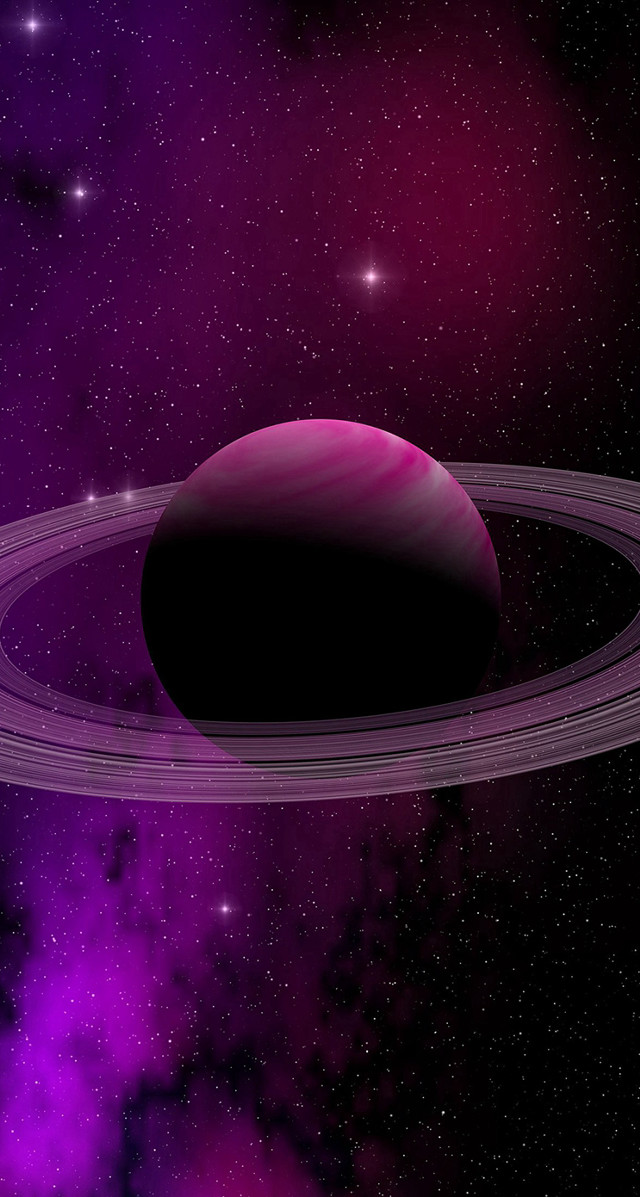 Purple black object space stars free wallpaper - medium preview image
