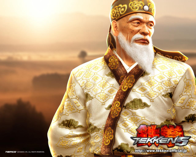 Man white beard gold brown free wallpaper - medium preview image
