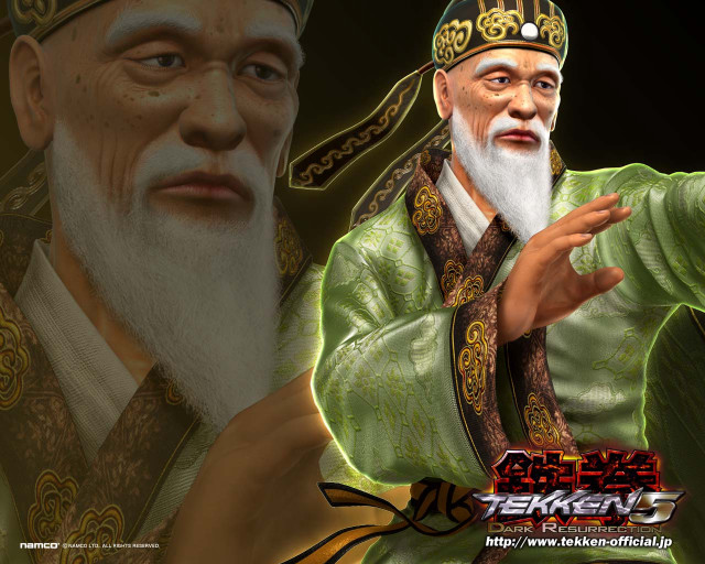 Old man beard green robes free wallpaper - medium preview image