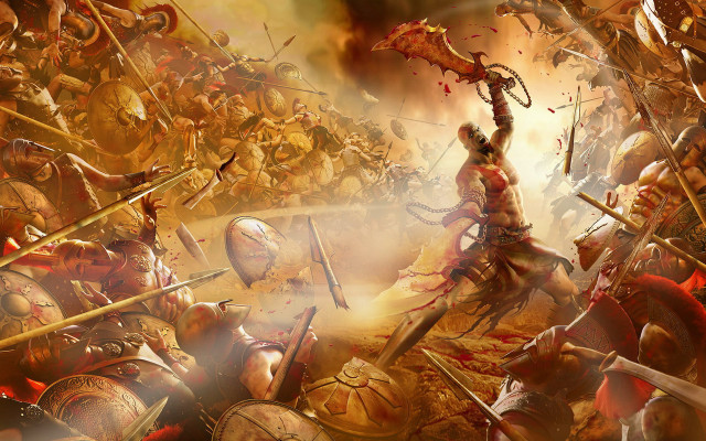 Battle ants armor flag explosion free wallpaper - medium preview image