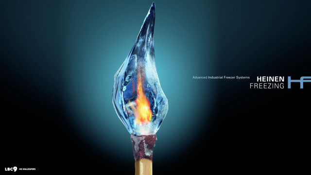 Blue yellow flame black background free wallpaper - medium preview image