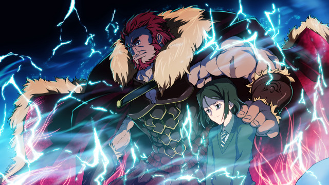 Anime characters lightning background arms free wallpaper - medium preview image