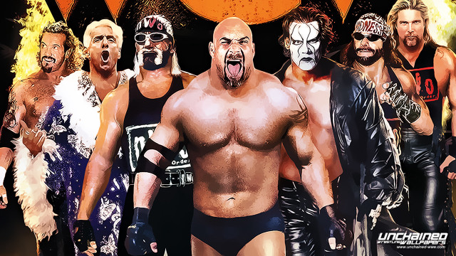 Wrestlers group standing sign free wallpaper - medium preview image