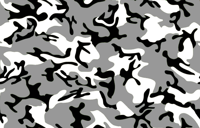 Camouflage black white pattern design free wallpaper - medium preview image