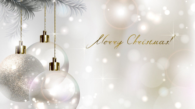 Christmas card ornaments tree snowflake free wallpaper - medium preview image