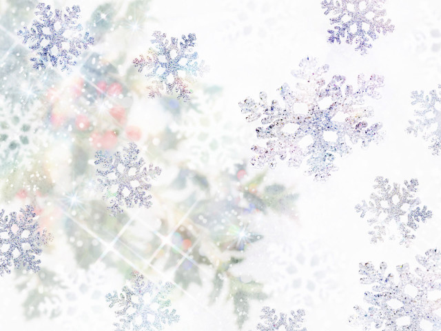 Snowflake white background blue red free wallpaper - medium preview image