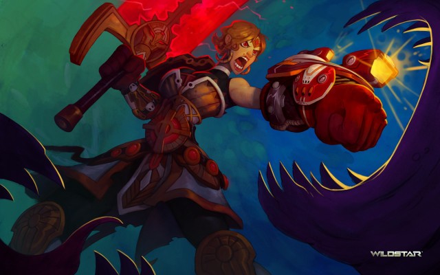 Cartoon character fire torch demon free wallpaper - medium preview image