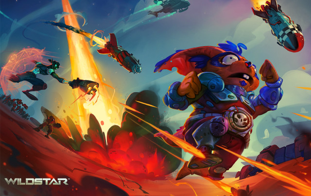 Cartoon character flying rocket hand free wallpaper - medium preview image