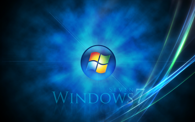 Blue black background windows logo free wallpaper - medium preview image