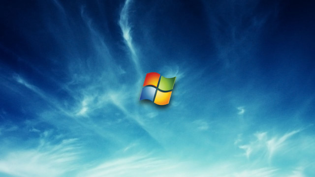 Blue sky microsoft logo cloud free wallpaper - medium preview image