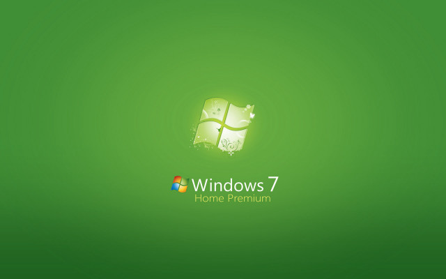 Green wallpaper windows7 logo background free wallpaper - medium preview image