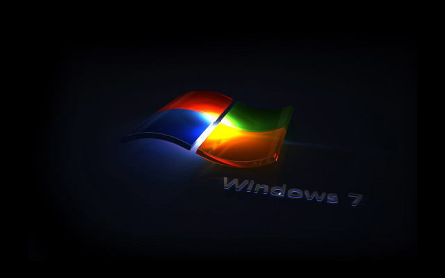 Dark background windows7 logo windows7 #2 free wallpaper - medium preview image
