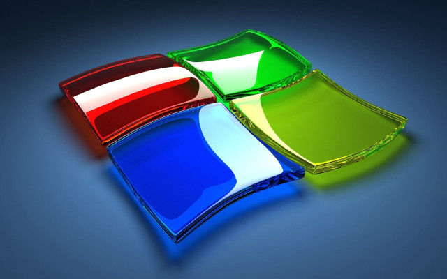 Colorful glass object blue black #4 free wallpaper - medium preview image