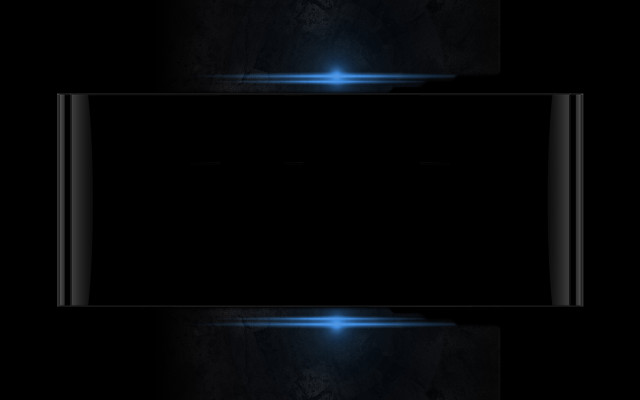 Black background blue light middle #2 free wallpaper - medium preview image