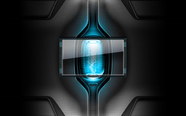 Blue black abstract background glass free wallpaper - medium preview image