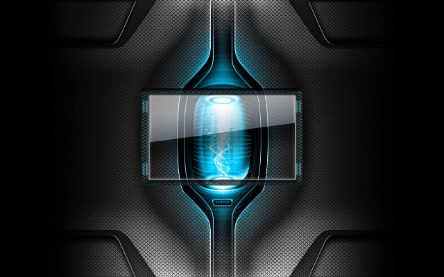 Blue black abstract background glass #2 free wallpaper - medium preview image
