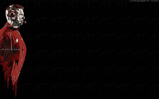 Red bird black background minimalism free wallpaper - medium preview image